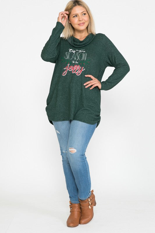 The Eve - Women's Plus Size Top in Hunter Green