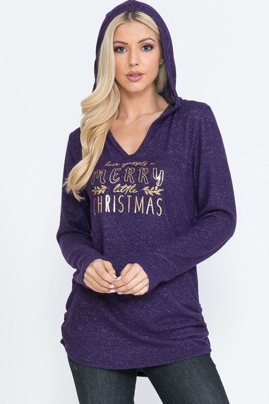 The Holly - Women's Top in Purple