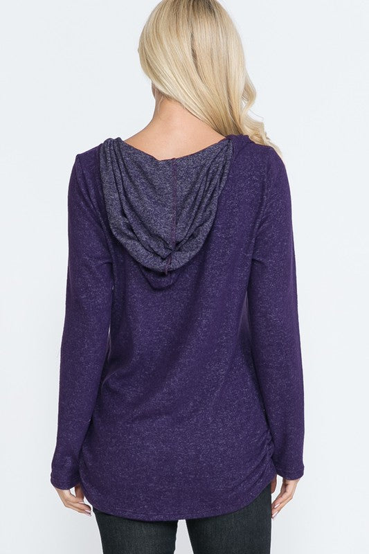The Holly - Women's Top in Purple