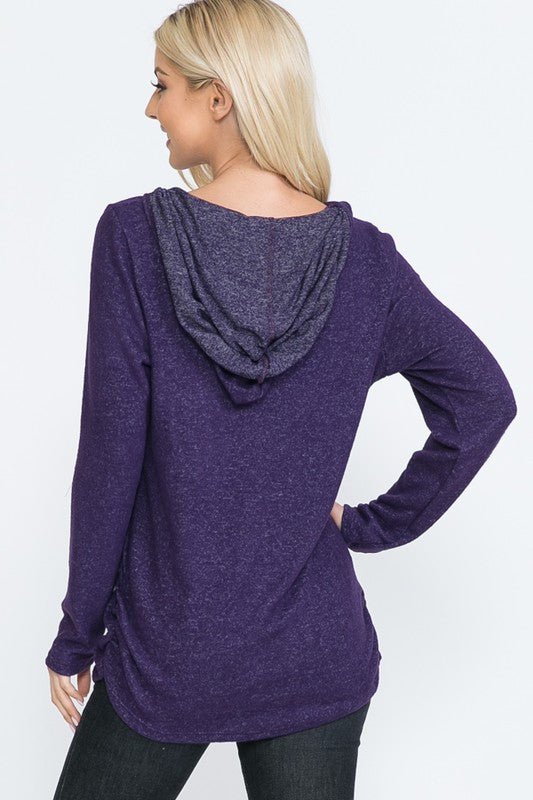 The Holly - Women's Top in Purple