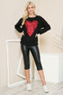 The Diana - Women's Plus Size Top in Black