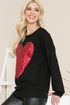 The Diana - Women's Plus Size Top in Black