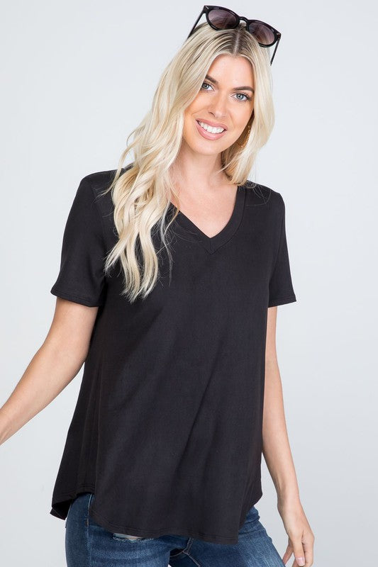 The Eleanor - Women's Plus Size Top in Black