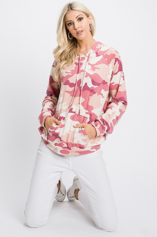 The Brienne - Women's Plus Size Top with Hood