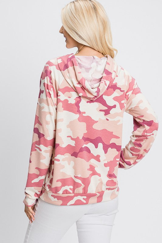 The Brienne - Women's Plus Size Top with Hood