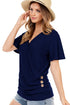 The Gabrielle - Women's Top in Dark Navy