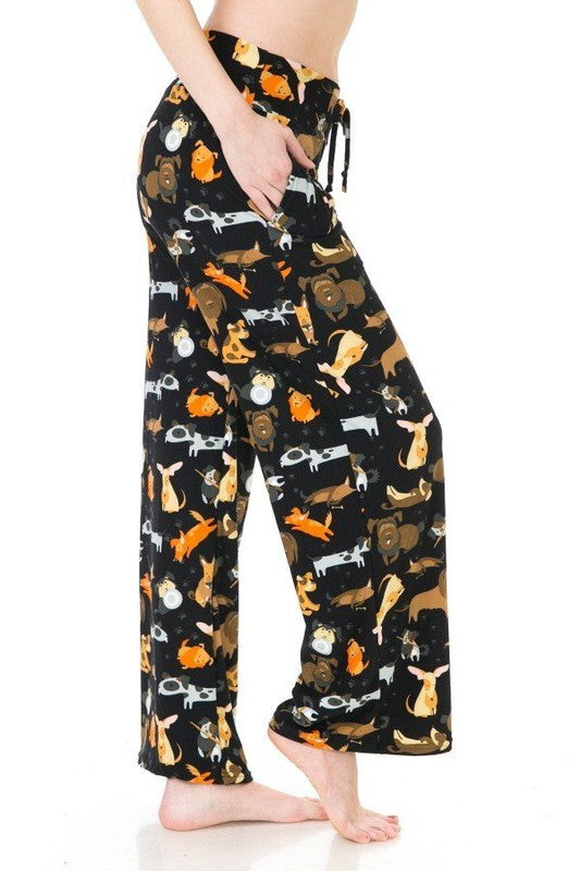 Day at the Dog Park - Women's Pajama Lounge Pant