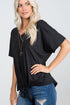 The Nicole - Women's Top in Black