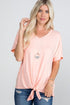 The Nicole - Women's Top in Peach