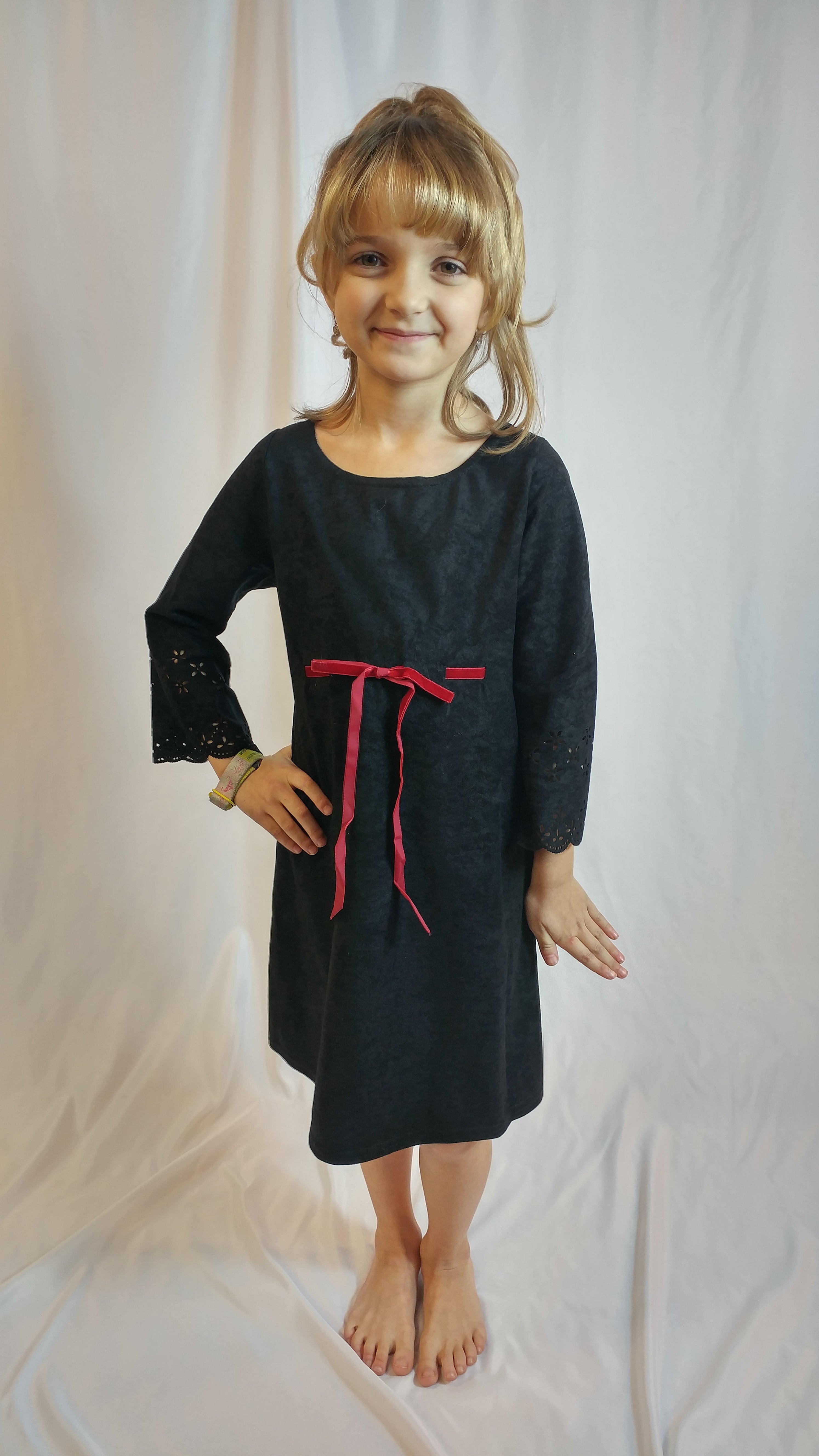 The Isabella - Girls Velvet Dress