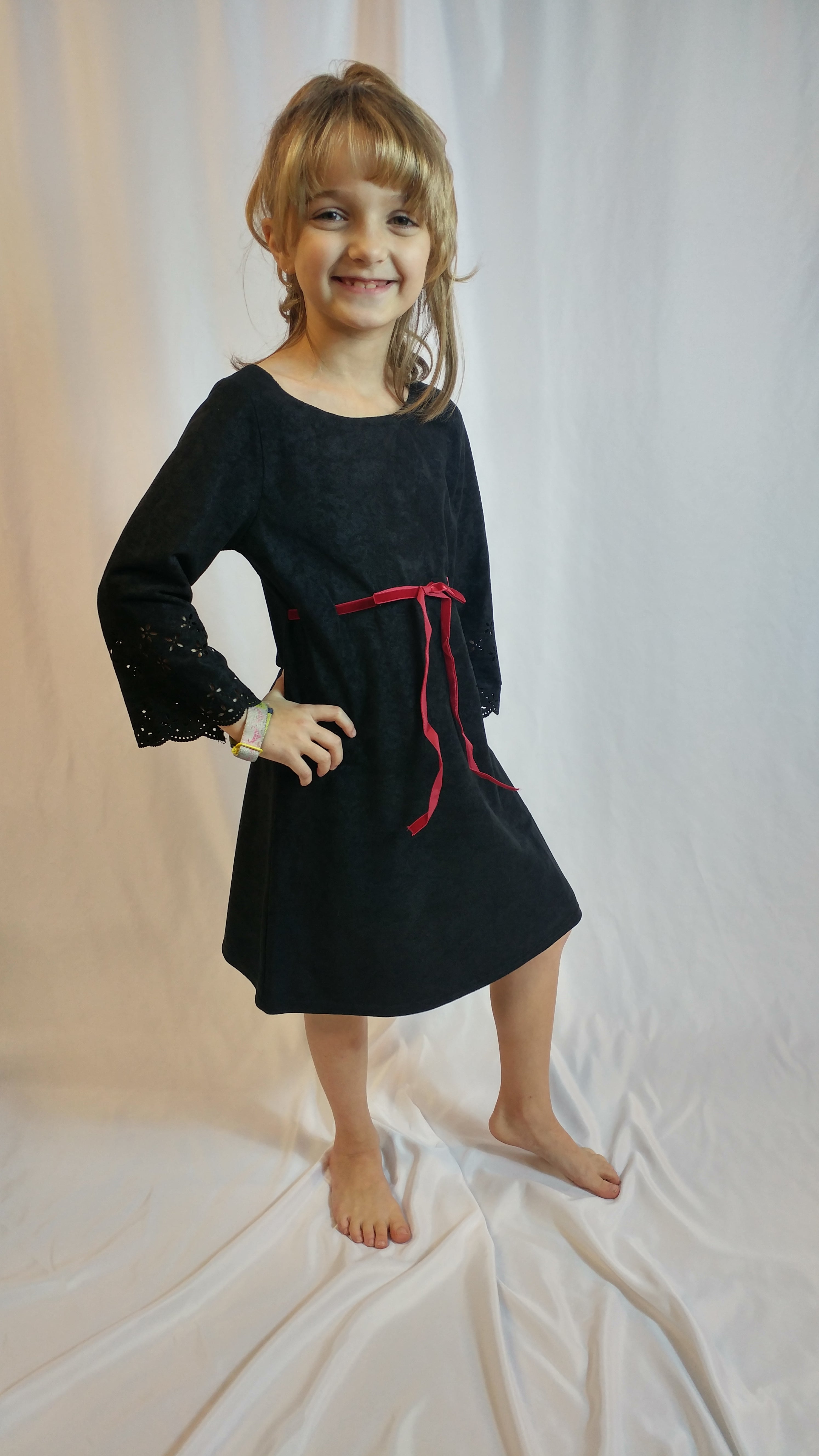 The Isabella - Girls Velvet Dress