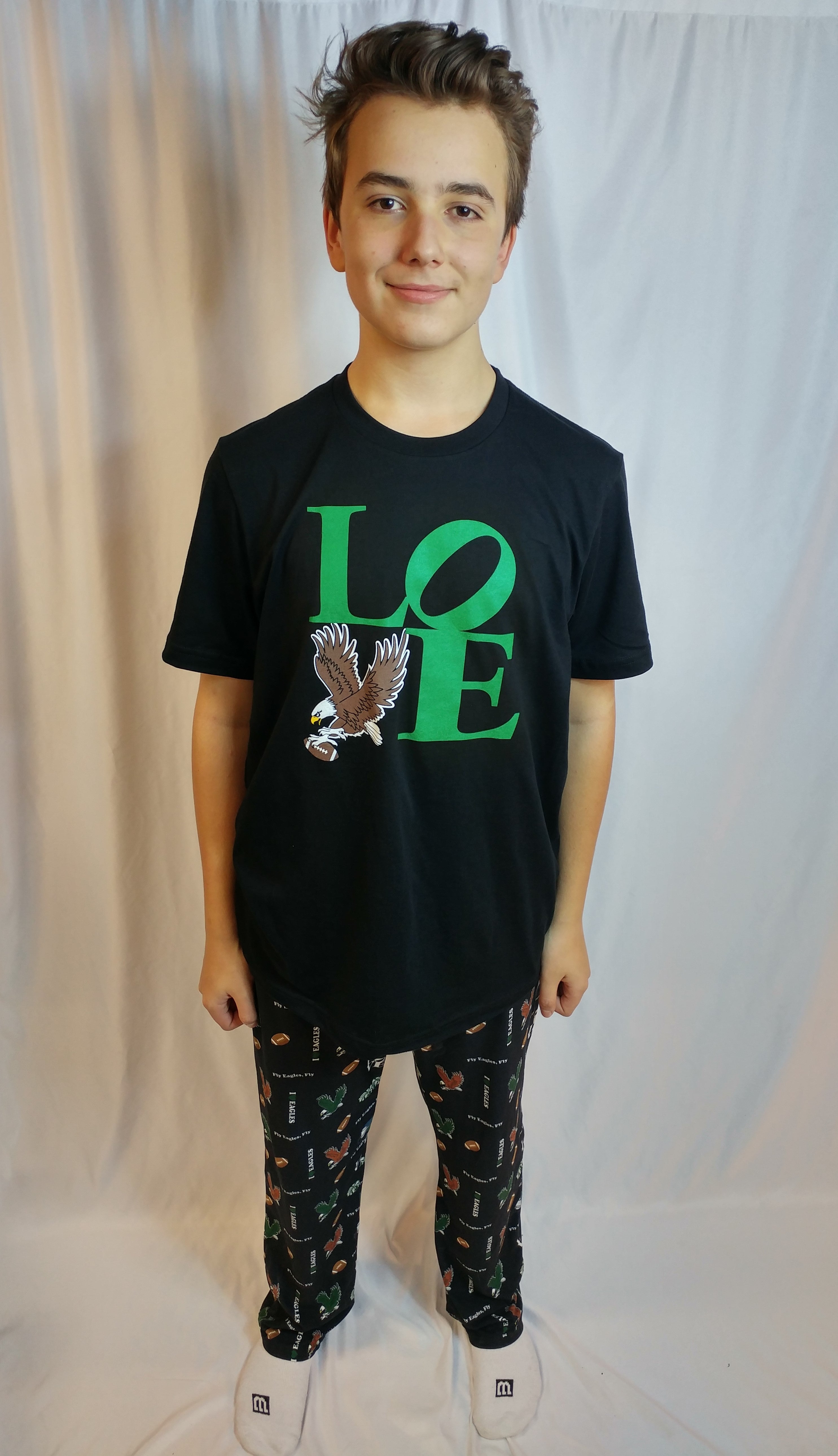 Love My Eagles Crew Neck Tee - Unisex Adult