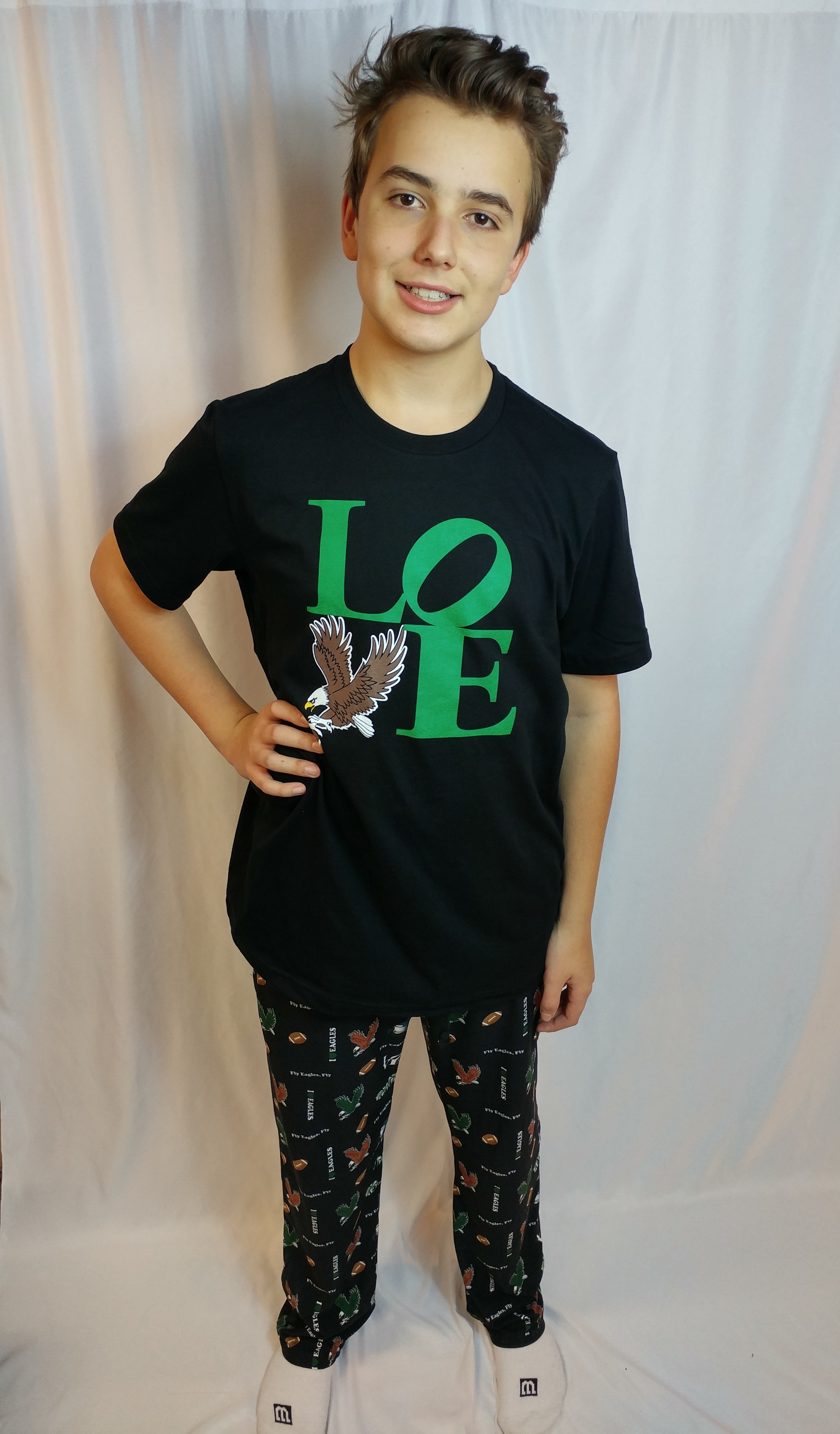 Love My Eagles Crew Neck Tee - Unisex Kids