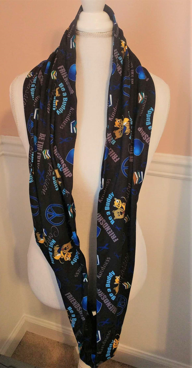 Be a Buddy Bullying Awareness Infinity Scarf