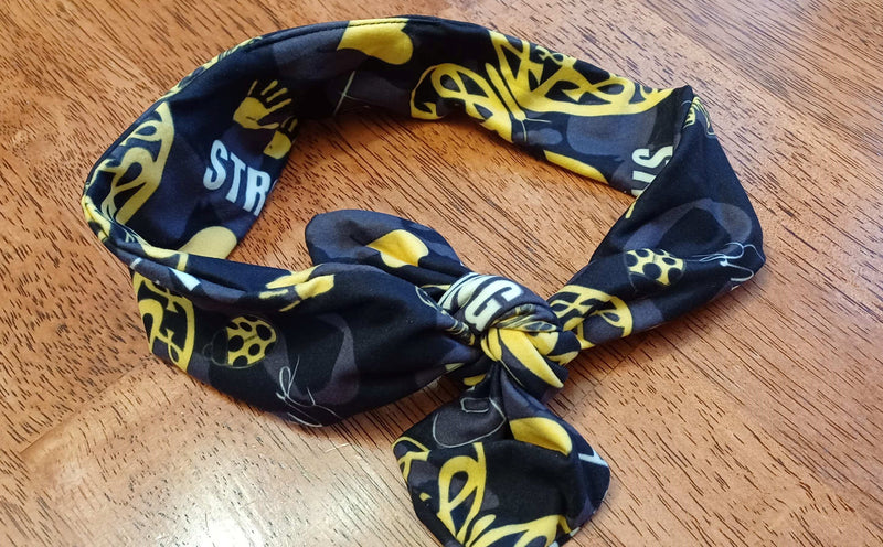 Flying Towards a Cure Childhood Cancer Awareness Headband