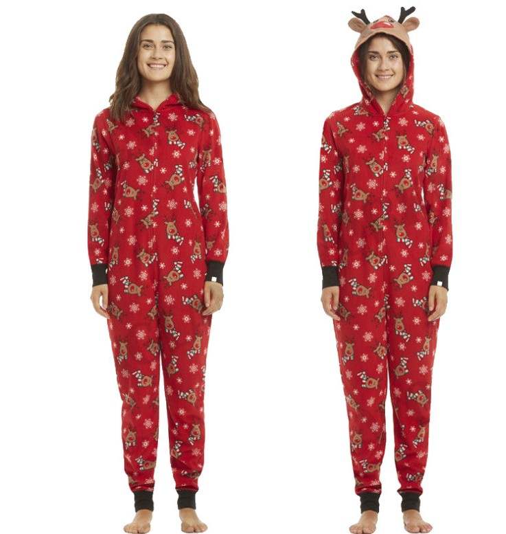 Rudolph Reindeer Pajama - Women's & Mens Unisex