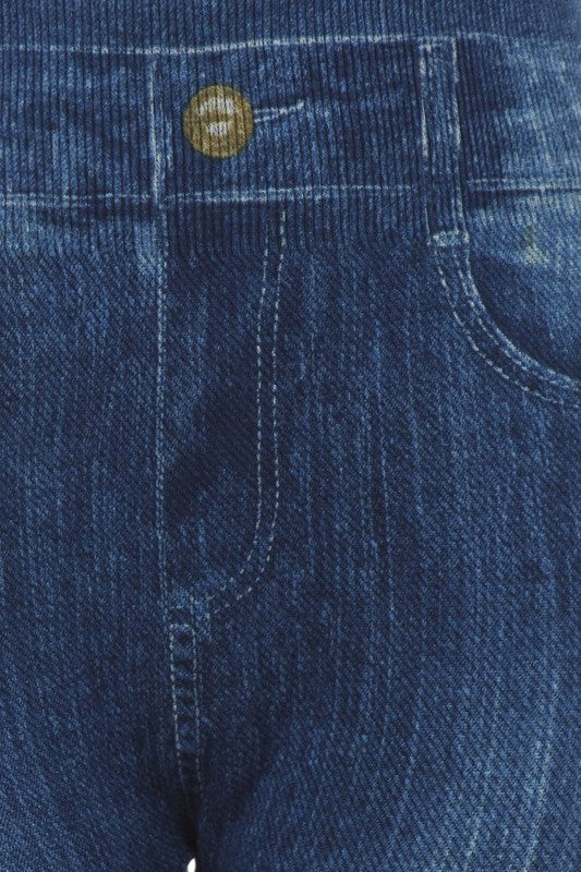 Girls Distressed Jeggings