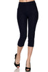 Fashionista Capri Jeggings - Women's One Size in Navy Blue