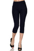Fashionista Capri Jeggings - Women's Plus Size in Navy Blue