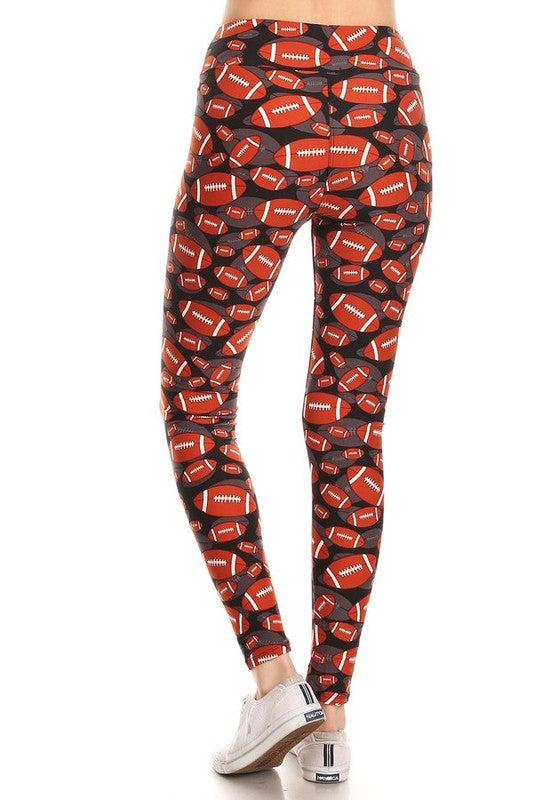 Pretty in Pigskins - Women's Plus Size Leggings