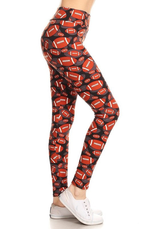 Pretty in Pigskins - Women's Plus Size Leggings
