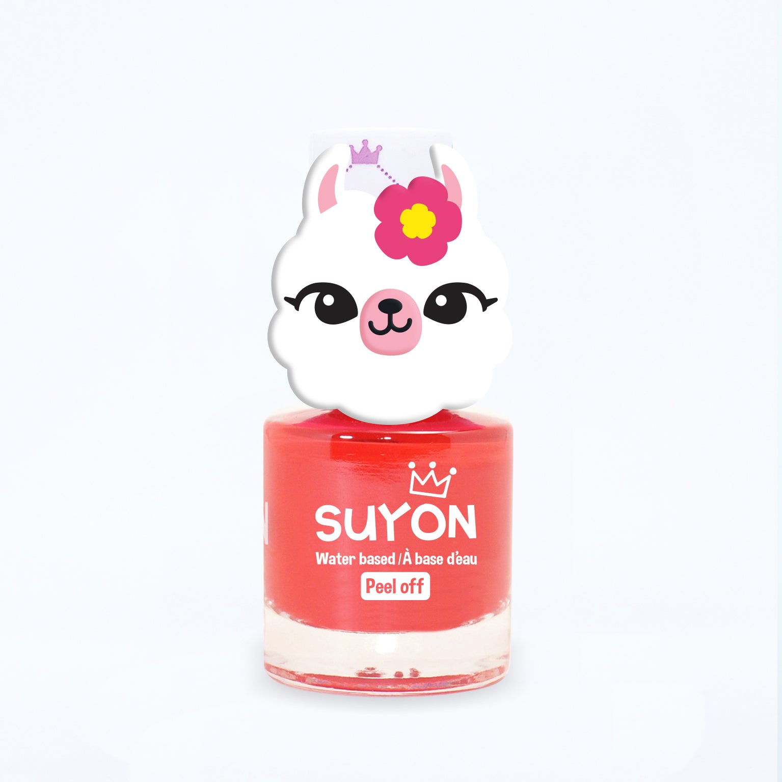 Llama Ring Nail Polish - Bright Red - Water Based Polish