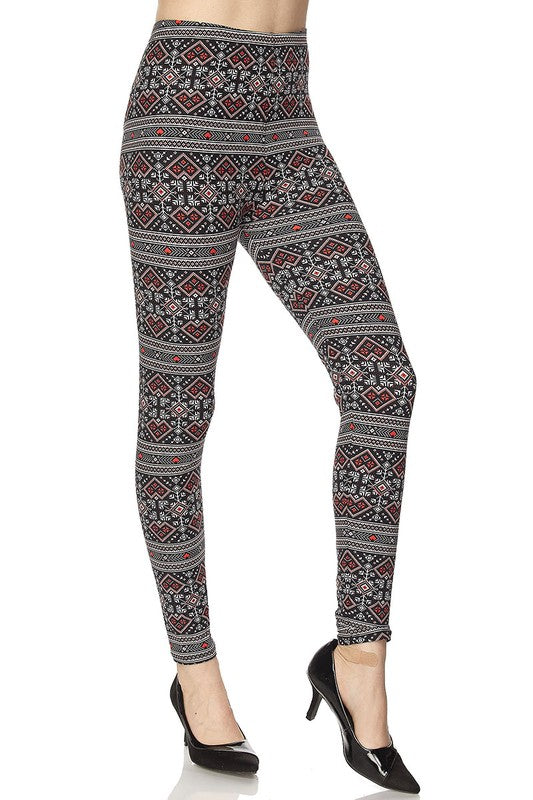 Pixelated Hearts - Women's Plus Size Leggings