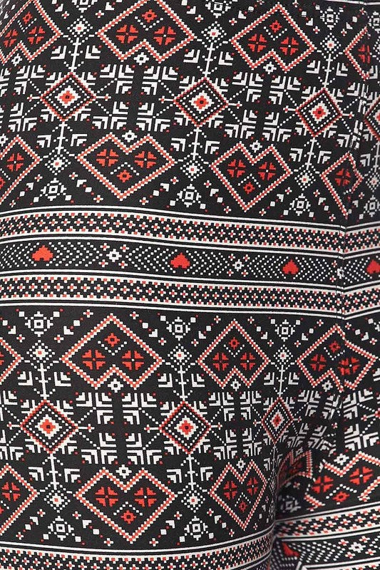 Pixelated Hearts - Women's Plus Size Leggings