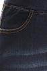 Dark Denim Distressed Jeggings - Women's Plus Size