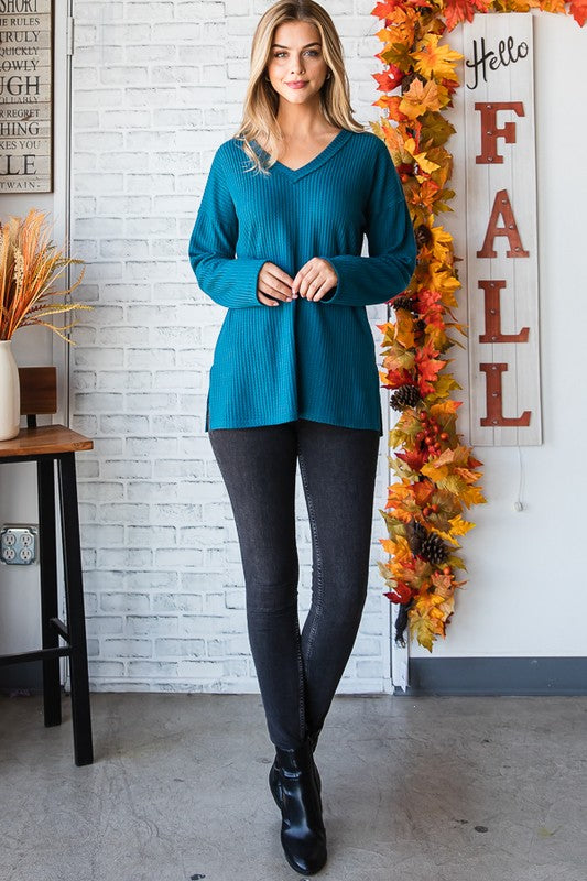 The Melanie - Women's Top in Teal