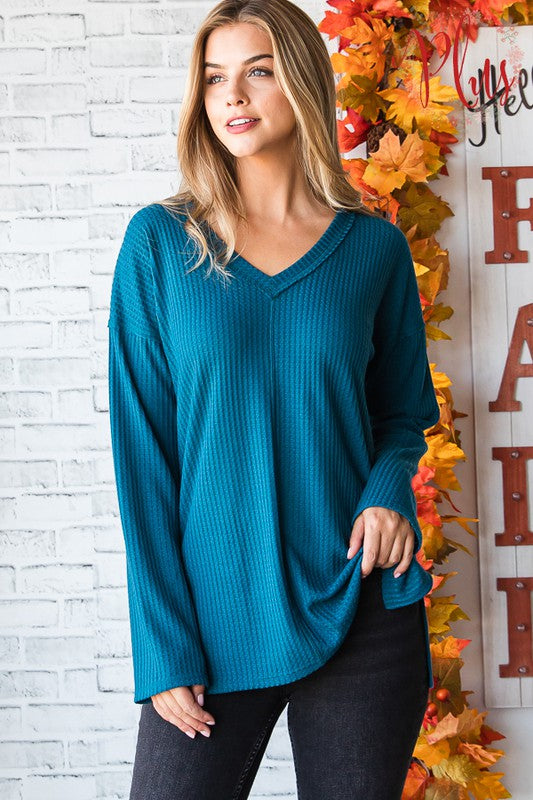 The Melanie - Women's Top in Teal