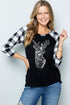 The Bella - Women's Top - Black/White
