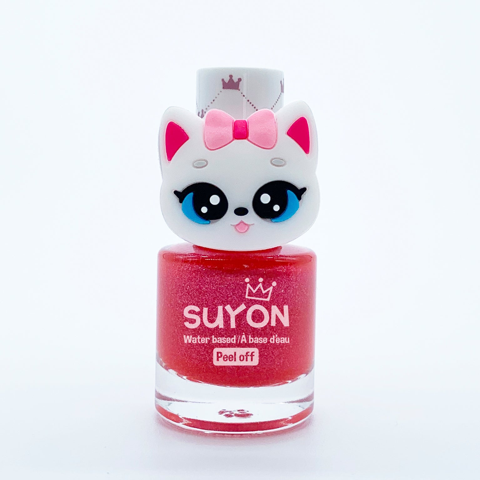 Kitty Hot Pink Ring Nail Polish - Water Based Polish