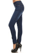 Dark Navy Distressed Jeggings - Women's