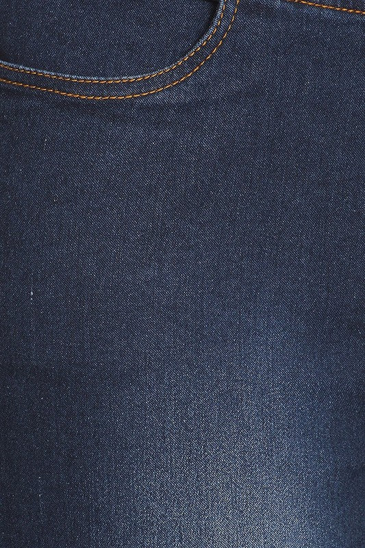 Dark Navy Distressed Jeggings - Women's