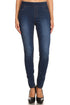 Dark Navy Distressed Jeggings - Women's