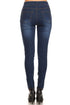 Dark Navy Distressed Jeggings - Women's