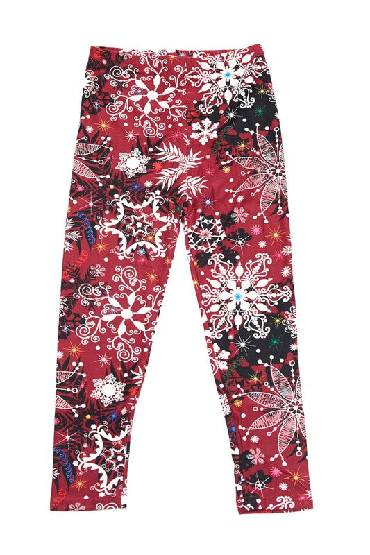 Berry Merry Sparkle -Girls Leggings