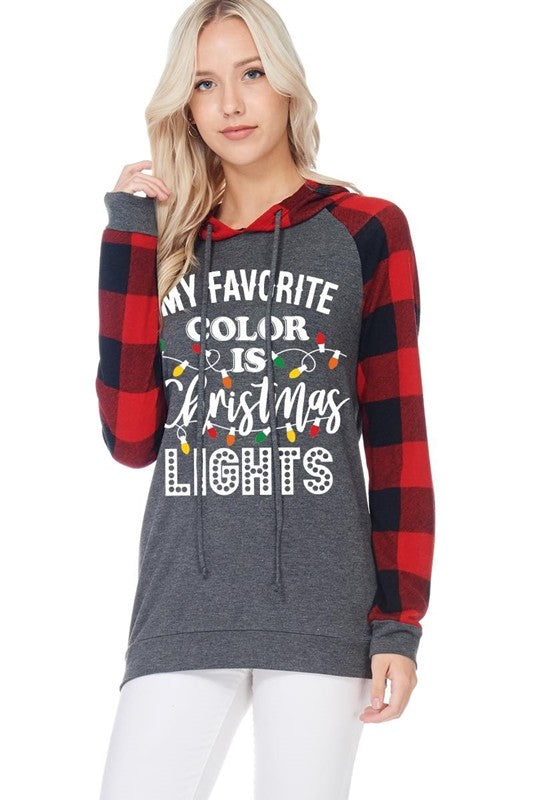 My Favorite Color is Christmas Lights - Women's Top