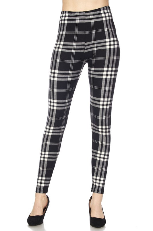 Everlasting Plaid - Women's Extra Plus Leggings