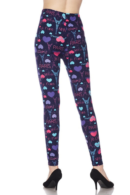 From Paris With Love - Women's One Size Leggings