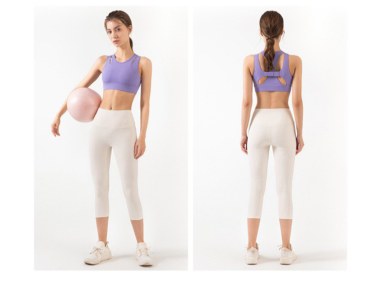 Solid White Premium Capris with Yoga Band - Women's Extra Plus TC