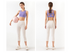 Solid White Premium Capris with Yoga Band - Women's Extra Plus TC