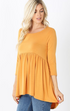 The Annie - Women's Top in Mustard