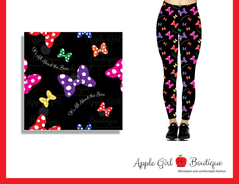 It's All About the Bow Leggings- Women's