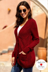 The Charlotte - Women's Cardigan in Red