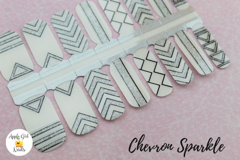 Chevron Sparkle - Transparent Strips