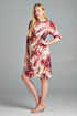 The Miranda - Christine V Plus 3/4 Sleeve Printed Plus Size Sheath Dress
