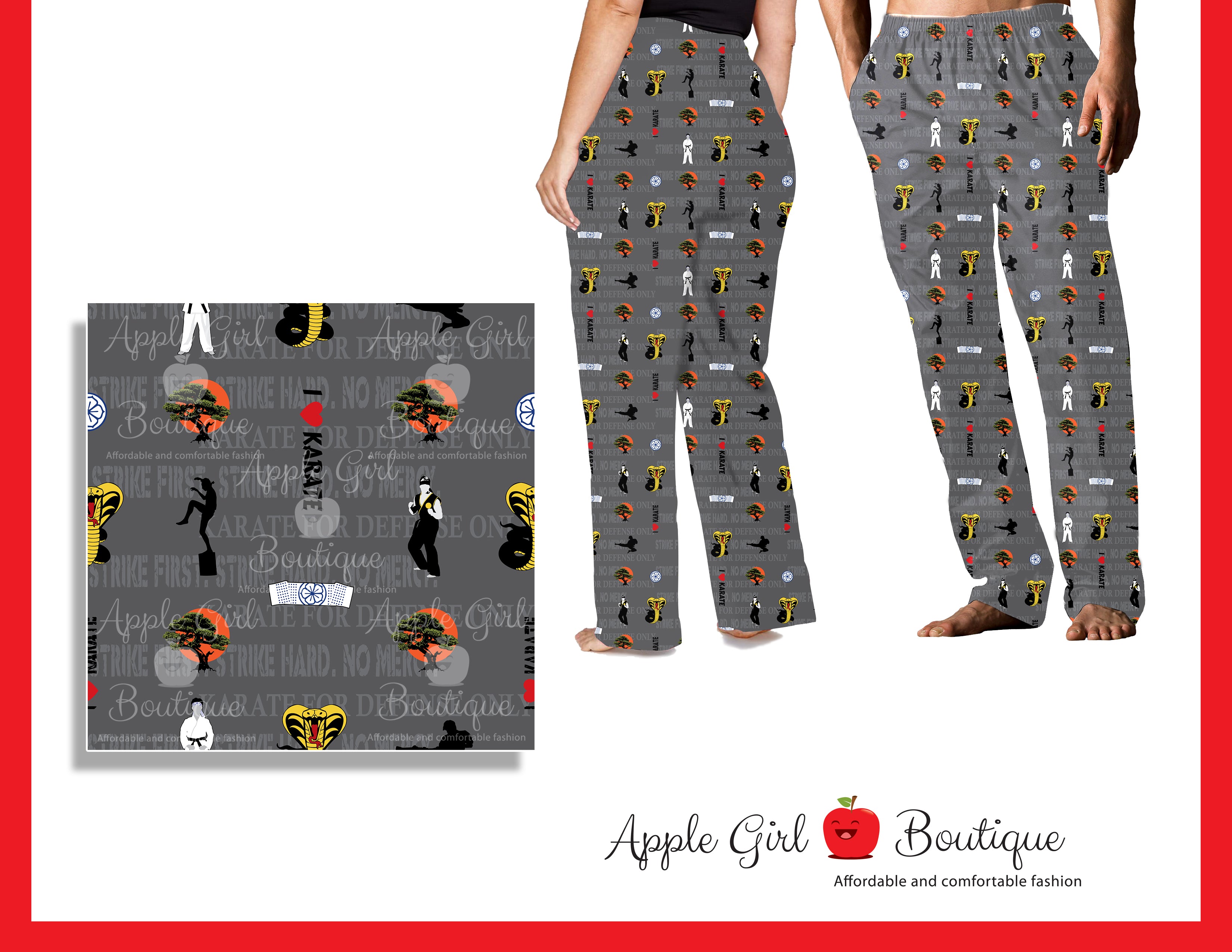 Dueling Dojos - Lounge Pants Adult Unisex