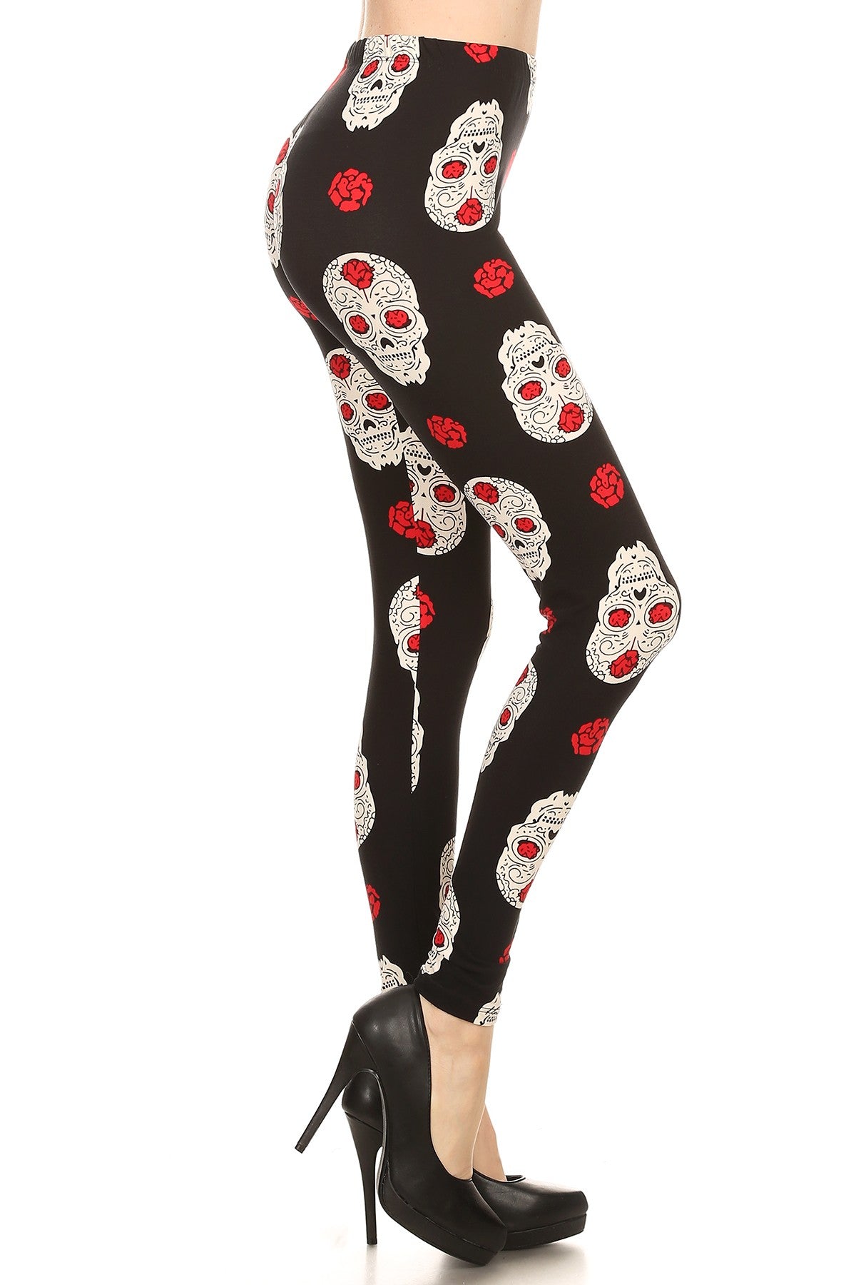 Skulls 'N Roses - Women's Plus Size 3X-5X Leggings – Apple Girl